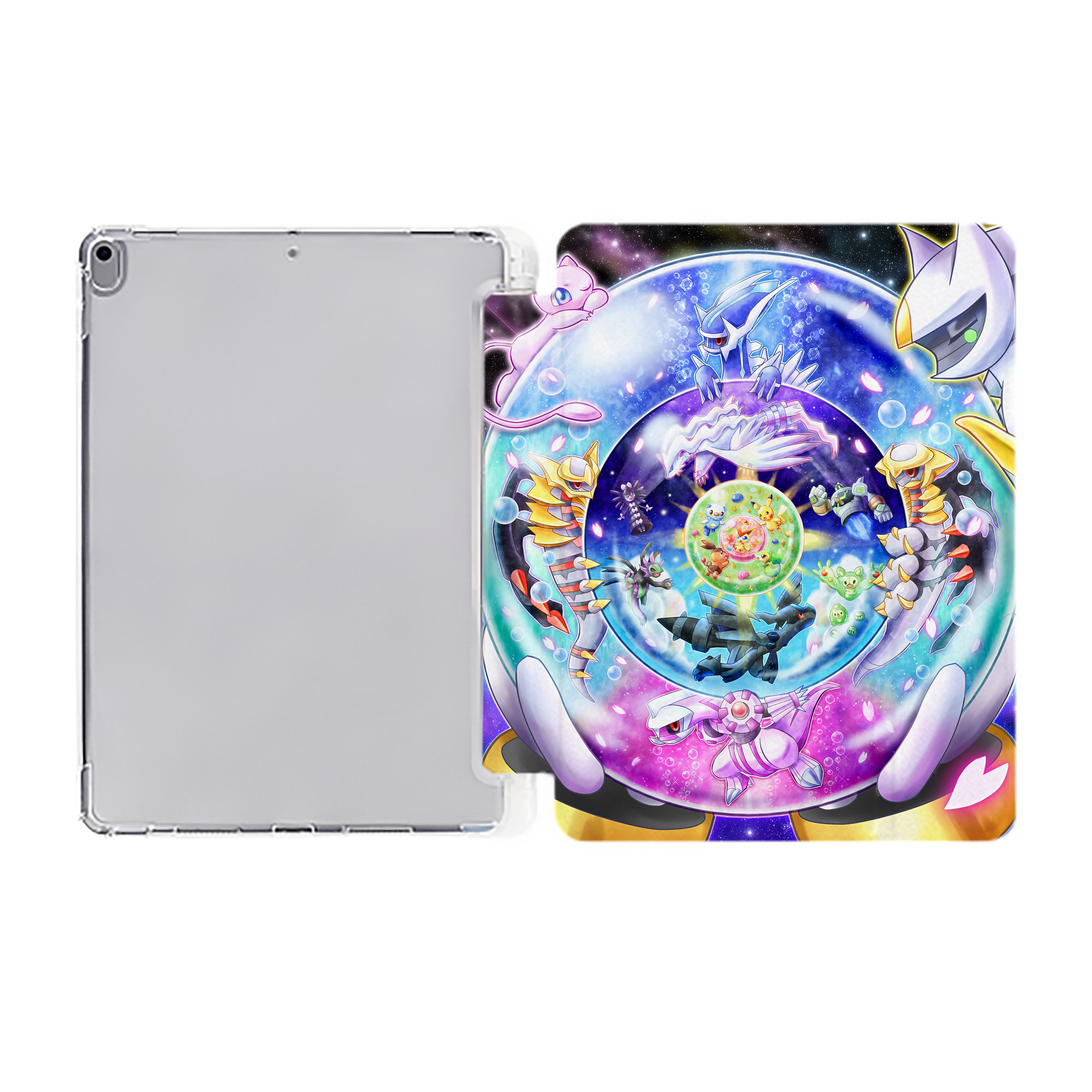 （画像用） ポケットモンスター Pokémon IPad ケース ペン収納付き 三つ折りスタンド PUレザー×シリコン 対応機種9.5/10.5/10.9インチ